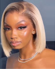 CARDI B ROOTED BROWN LACE FRONT BLONDE WIG