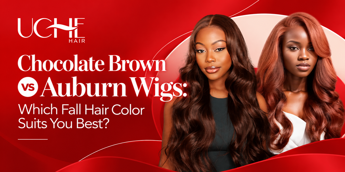 Chocolate Brown vs. Auburn Wigs: Which Fall Hair Color Suits You Best?